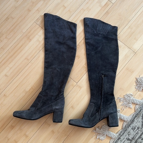 Vince Suede Over the Knee Boots - Picture 2 of 5